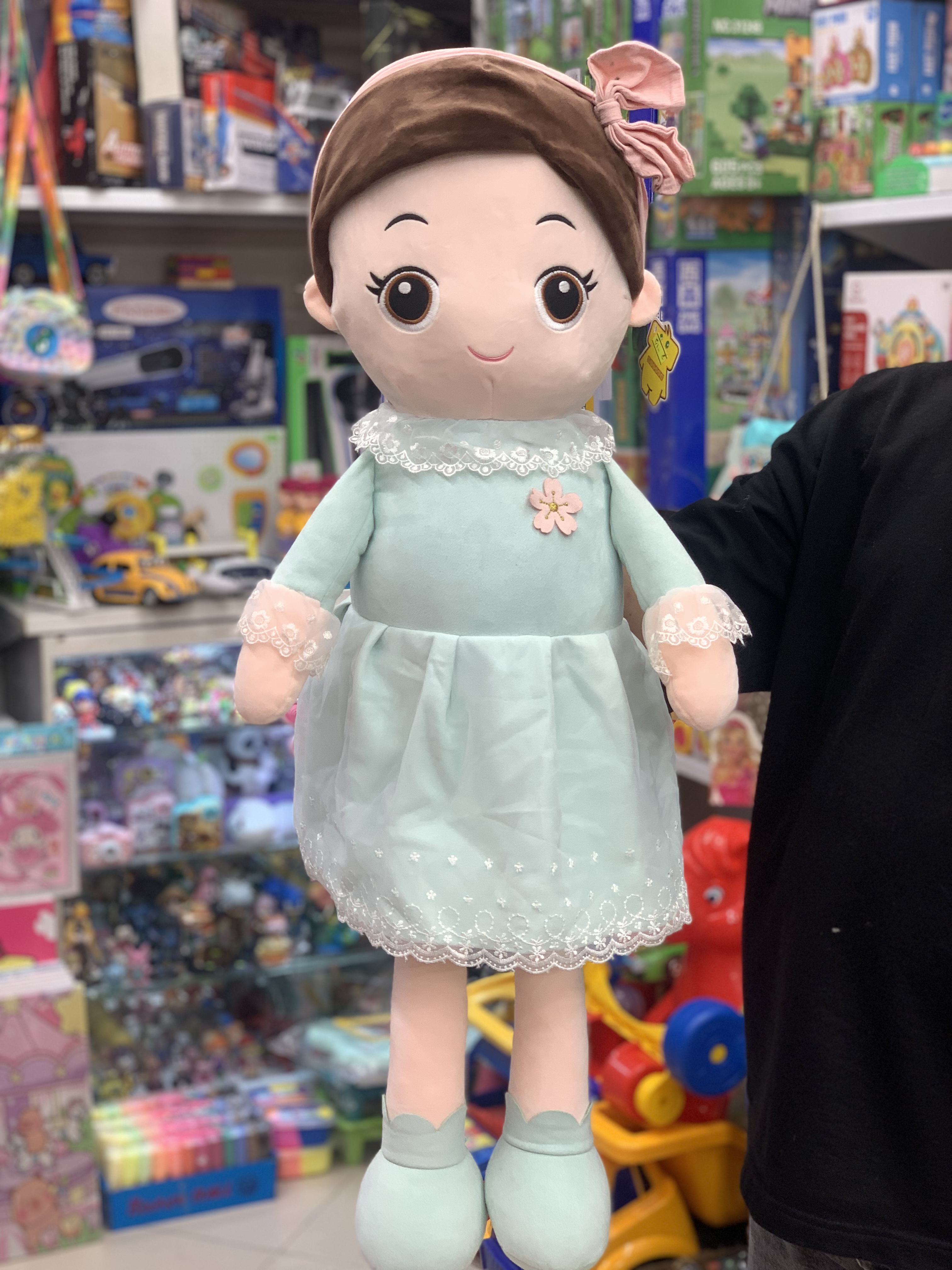 عروسک دخترانه مدل دامن گل دار 6195