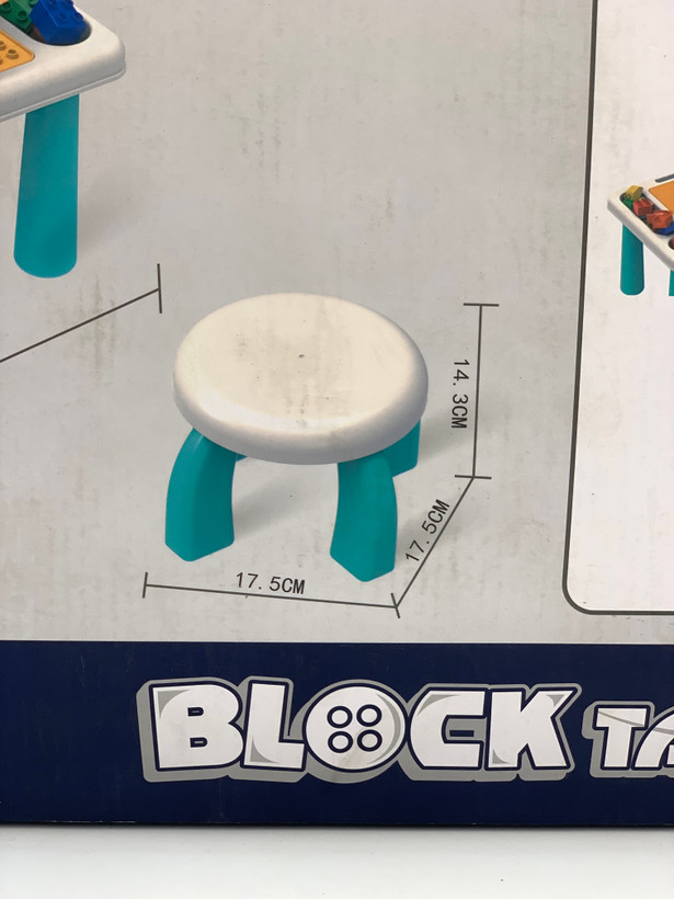 اسباب بازی لگو به همراه میزبازی و صندلی با تخته نقاشی MG1001-B3