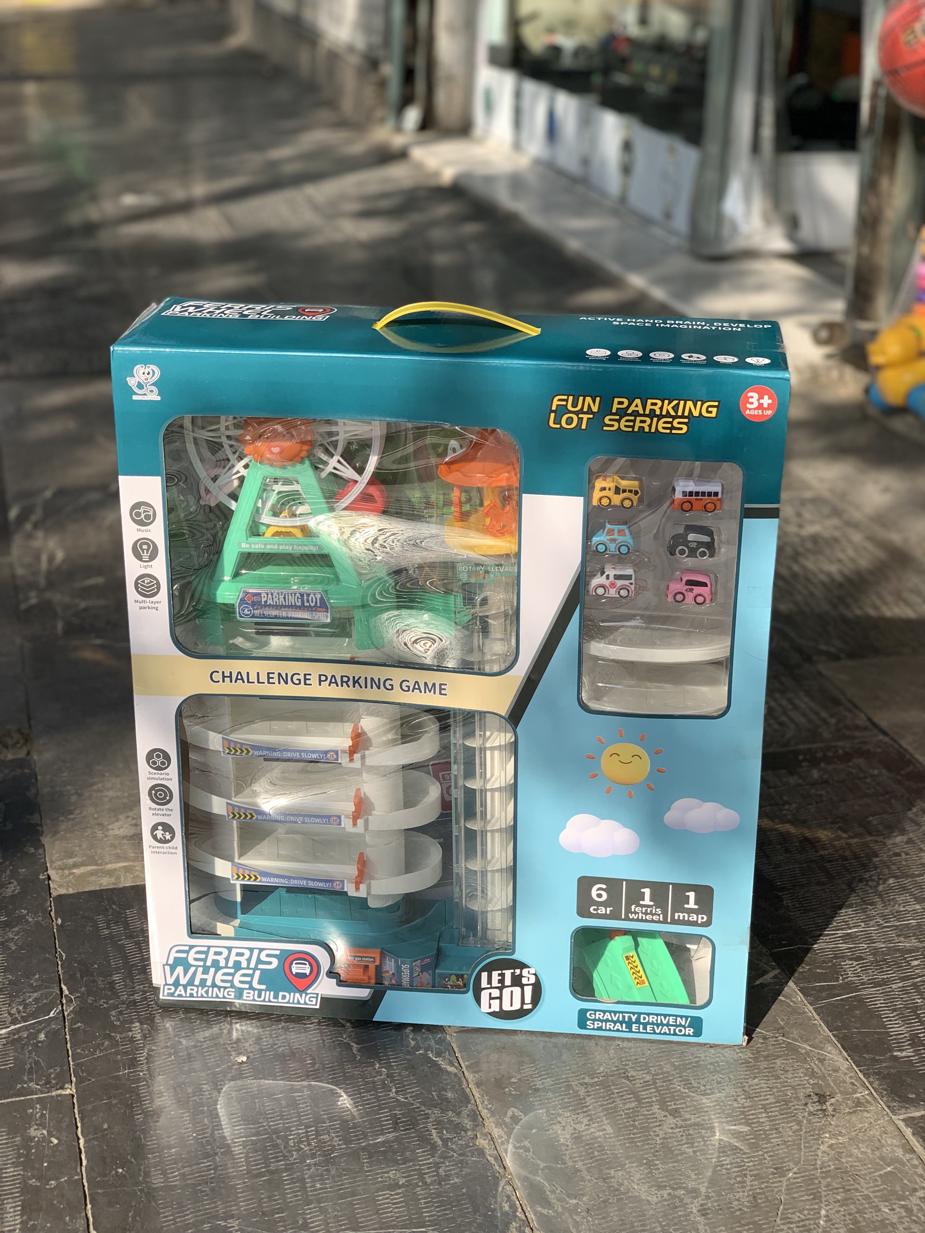 پارکینگ اسباب بازی برقی چند طبقه مدل شهربازی NO:KW605-4