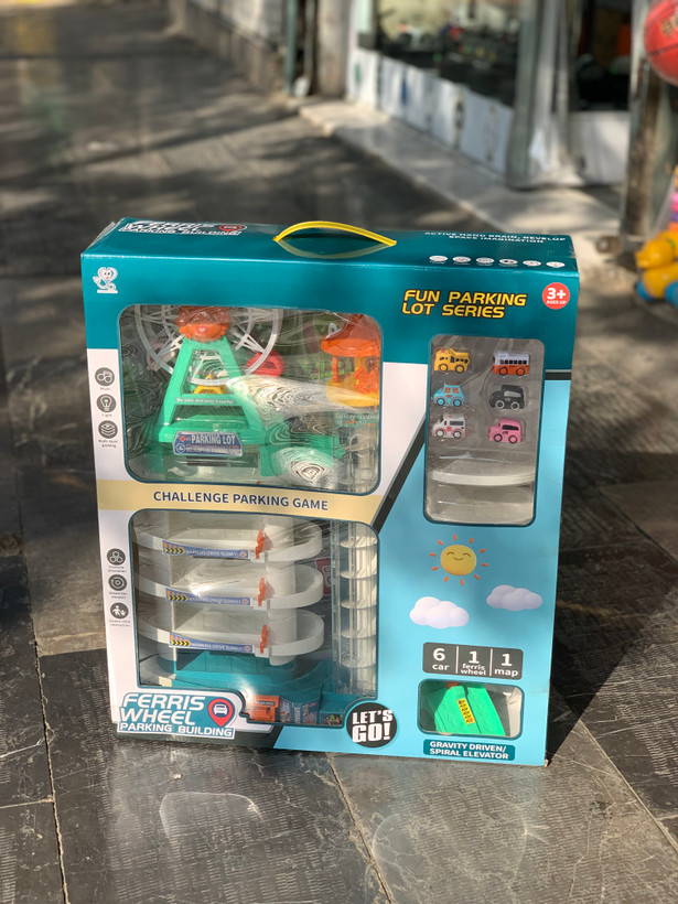 پارکینگ اسباب بازی برقی چند طبقه مدل شهربازی NO:KW605-4