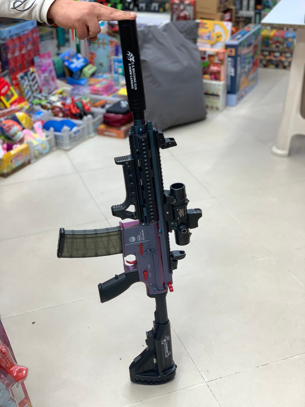 تفنگ ( اسلحه) M416 شارژی پوکه پران ۱۰۰ سانتی متری مکانیکی و برقی