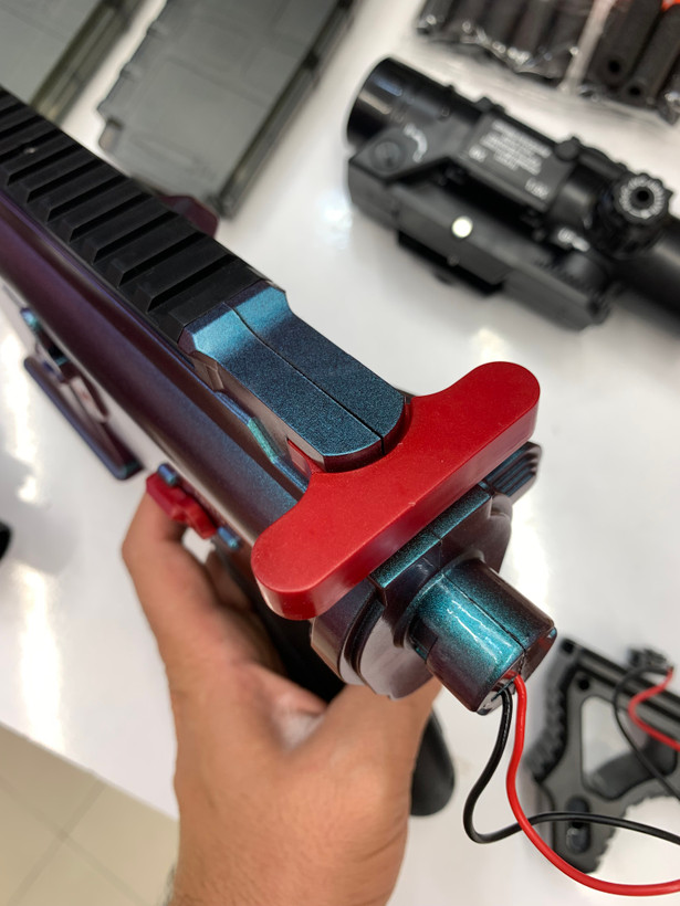 تفنگ ( اسلحه) M416 شارژی پوکه پران ۱۰۰ سانتی متری مکانیکی و برقی