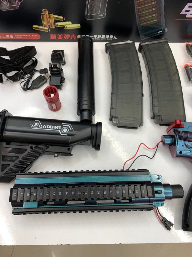 تفنگ ( اسلحه) M416 شارژی پوکه پران ۱۰۰ سانتی متری مکانیکی و برقی