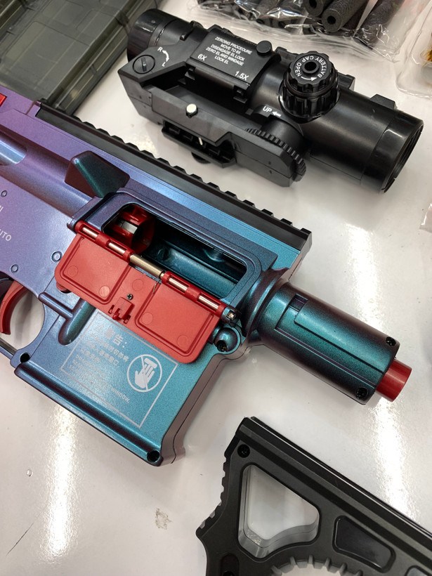 تفنگ ( اسلحه) M416 شارژی پوکه پران ۱۰۰ سانتی متری مکانیکی و برقی