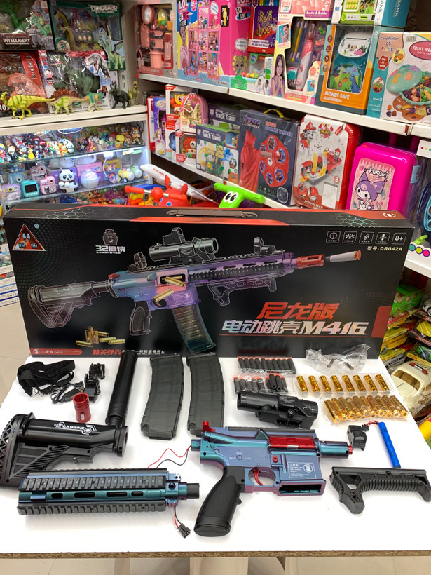 تفنگ ( اسلحه) M416 شارژی پوکه پران ۱۰۰ سانتی متری مکانیکی و برقی