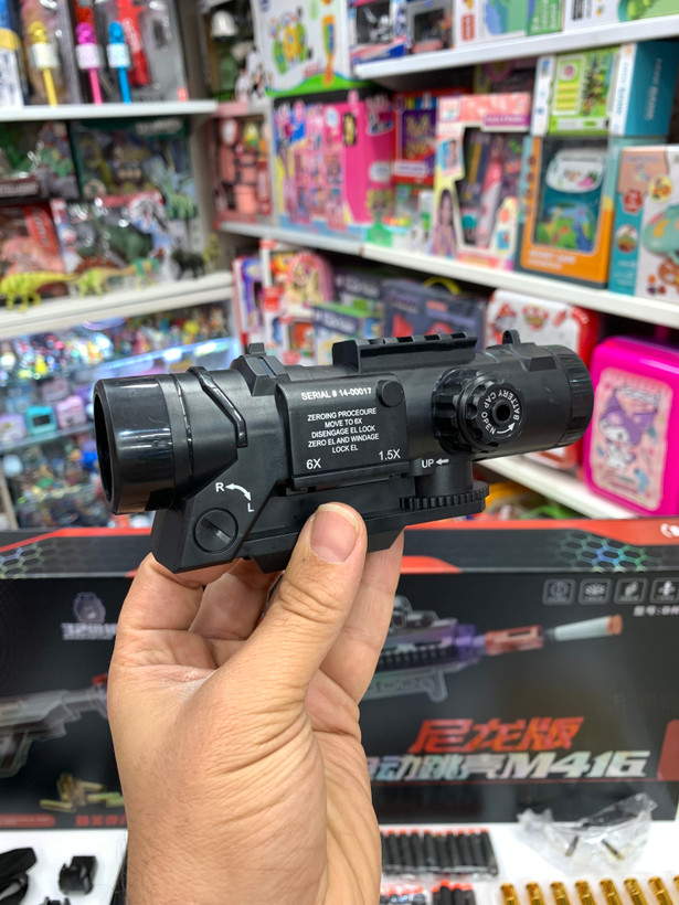 تفنگ ( اسلحه) M416 شارژی پوکه پران ۱۰۰ سانتی متری مکانیکی و برقی