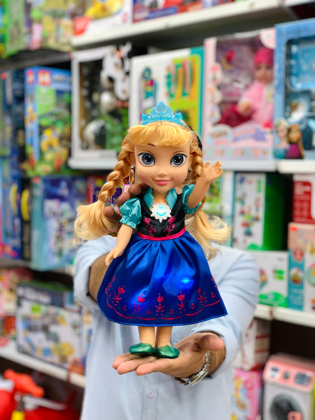 عروسک فروزن شخصیت آنا و اولاف موزیکال و سخنگو